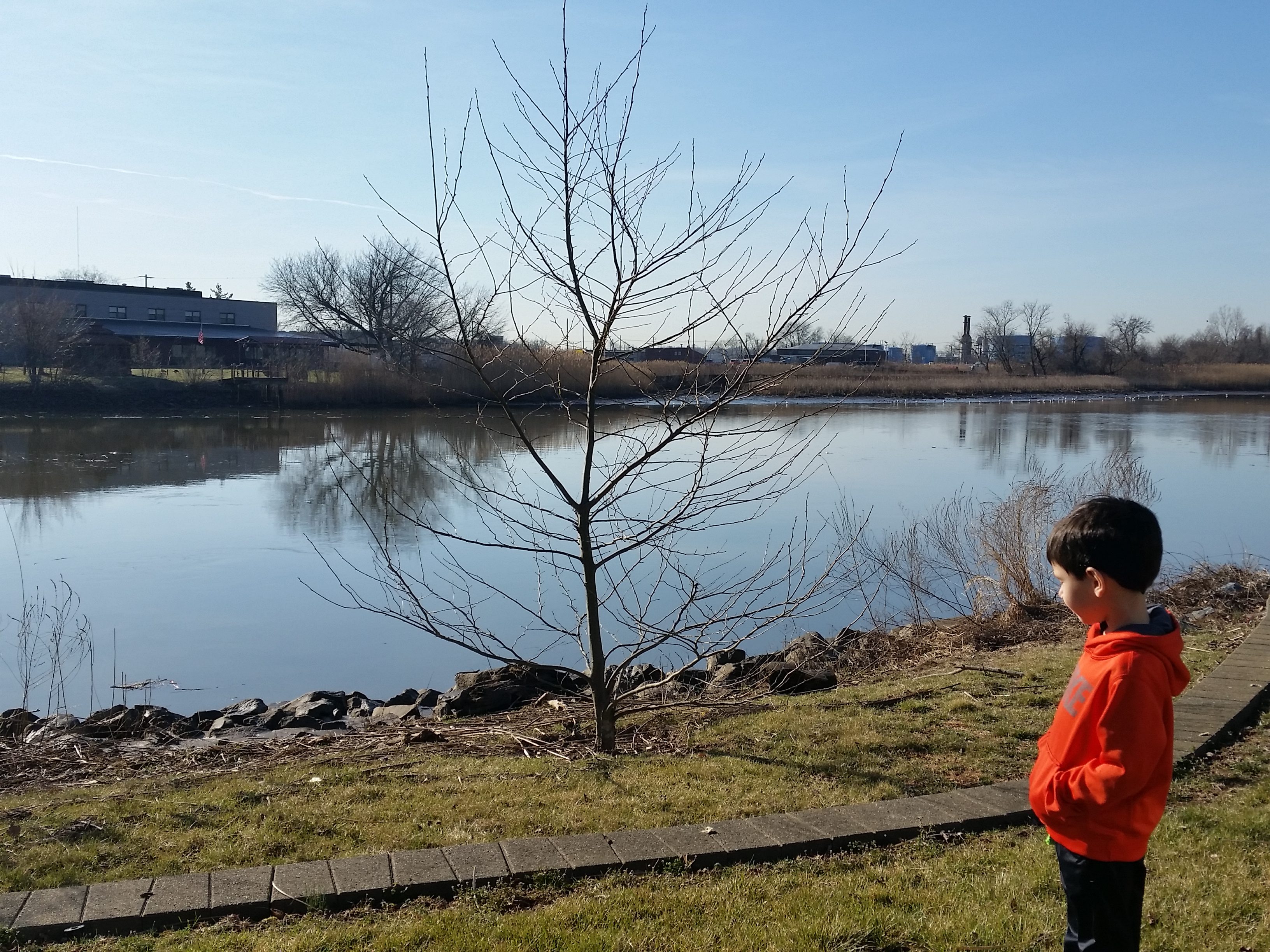 Christina River on a warm winter day.