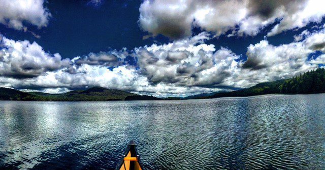 Heading to the northern end of Long Lake