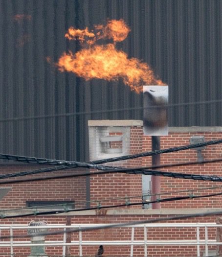 A methane flair